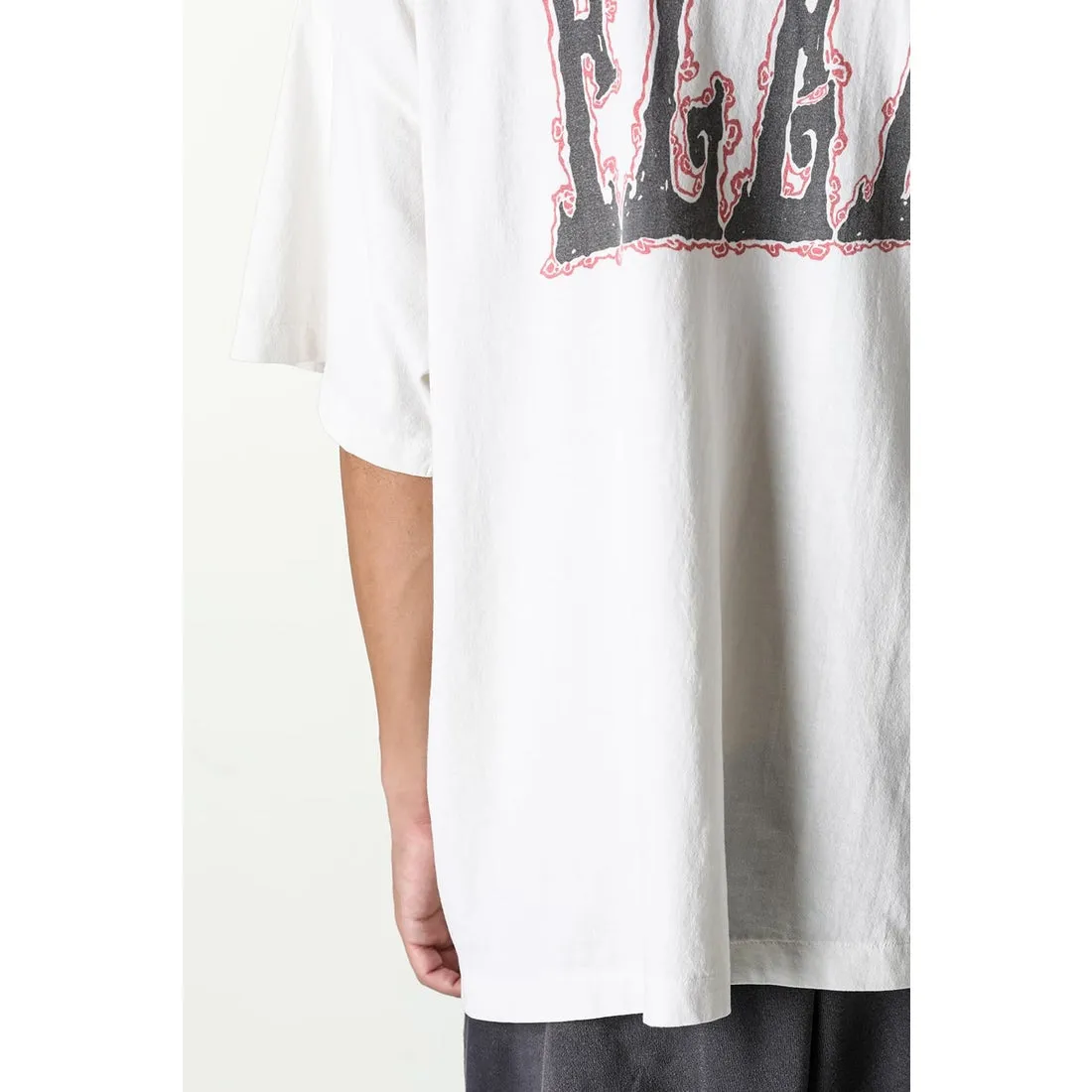 CACTUS PLANT FLEA MARKET x SAINT Mxxxxxx SUN SS TEE/WHT CPFM joint model Four-eye sun printed short sleeves Off-white S-XL Cylindrical fabric without side seams 220g high weight OE yarn ⚠️Note: It is almost meaningless if it is not a cylindrical fabric Customized CPFM joint main mark/wash mark/little angel anti-counterfeiting label Original-level printing factory Top purchasing level
